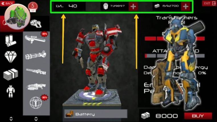 Robot Car Mod Apk